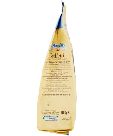  Mulino Bianco Pack of 12 Barilla Mulino Bianco Galletti biscuits - Made with fresh Italian milk - 800g - Buy Online on GoSupps.com