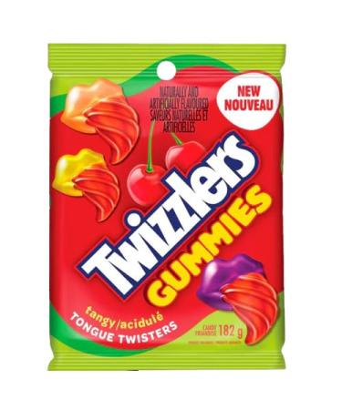 Twizzlers Tongue Twister Pack 182g (2 Twister Tangy)