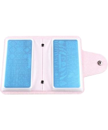 FingerAngel 16Pcs Nail Stamping Kit with Leaves, Flowers, and Animal Images - Includes 2 Stampers, 2 Scrapers, and Storage Bag - B-Nail Stamping Plates V1-16 - Buy Online on GoSupps.com