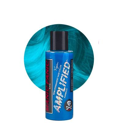 Manic Panic Atomic Turquoise Amplified Creme Vegan Cruelty Free Semi Permanent Hair Dye 118ml 118 ml (Pack of 1) Atomic Turquoise
