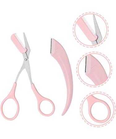 15-Piece Eyebrow Trimmer Kit for Women | Crescent Razor Scissors & Stainless Steel Tools | Perfect Shape & Precision | International Shipping - Buy Online on GoSupps.com
