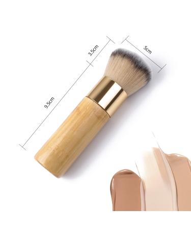 Bronze Tan Self Tanner Brush - High Density Vegan Kabuki Brush for Flawless Face Make up - Buy Online on GoSupps.com