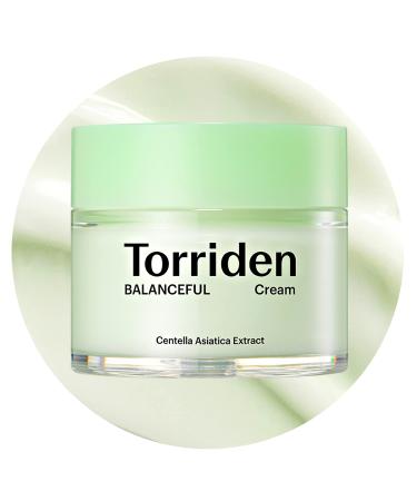 Torriden BALANCEFUL Cica Cream  Soothing and Nourishing Moisturizer that Hydrates  Moisturizes  and Soothes with 5 Different Centella Asiatica Extract for Oily  Combo  and Sensitive Skin