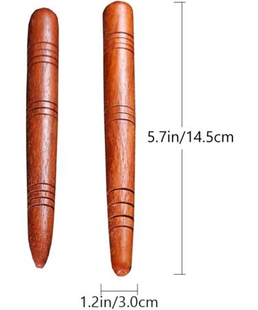 Milists 4-Part Thai Massage Sticks | Wooden Reflex Zone Tools for Hand Face & Body Relaxation | Travel & Home Massage Device - Buy Online on GoSupps.com