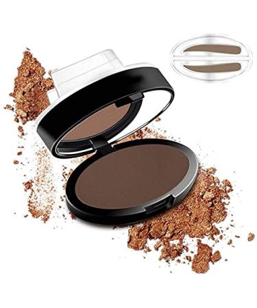 Eyebrow Stamp - Eyebrow Stamp - Eyebrow Powder for Perfect Eyebrows Every Day - Easy to Use and Long Lasting - Waterproof - for Women (Dark Brown)