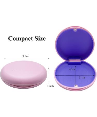 EvaGO Pink Retainer Case for Orthodontic Braces | Durable & Stylish | International Shipping Available - Buy Online on GoSupps.com