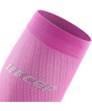 Buy CEP Women s Compression Running Sleeves - Ultralight Calf Sleeves in Electric Pink & Light Grey for Optimal Performance - Buy Online on GoSupps.com