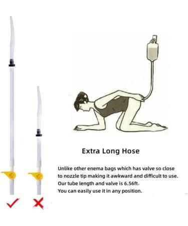 Silicone Enema Hose Replacement - Colon Cleansing Accessories for Optimal Health | International Shipping Available - Buy Online on GoSupps.com