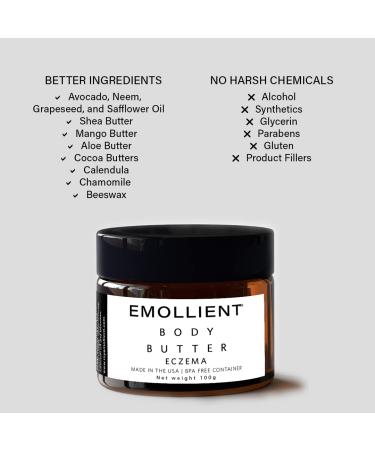 Emollient for Dry Skin & Eczema Handmade Butter Made with Essential Oils Packed with Vitamins and Antioxidants (Lavender 100 grams) Lavender 100 Gram - Buy Online on GoSupps.com