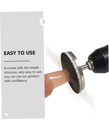 FOMIYES 5pcs 1 Exfoliating Slices Dead Pedicure Polishing Removers Pads Art Efficient Nail Grinding 3.5x3.5cmx5pcs Blackx5pcs - Buy Online on GoSupps.com