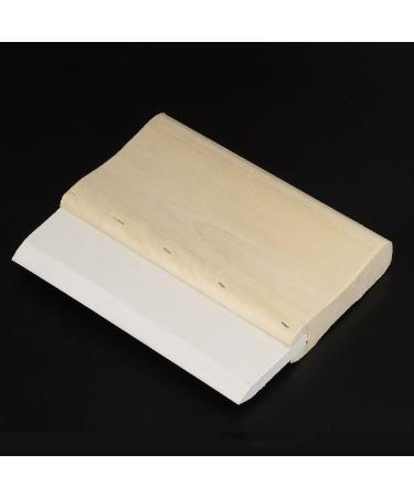 HARFINGTON 6 Inch Screen Printing Squeegee - 65 Durometer Rubber Blade Wooden Handle - Buy Online on GoSupps.com