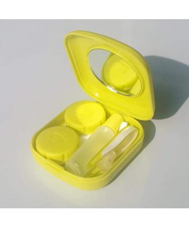 Lentil & Contact Lens Storage Container | Square Mini Box with Mirror | Perfect for Colored Contact Lenses | Stylish R Roze Design - Buy Online on GoSupps.com