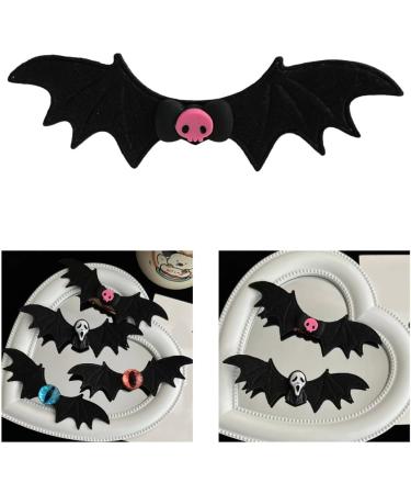 JSGHGDF Dark Hair Clip Barrettes Black Bowtie Devil Wing Hair Clip Set Bat Wing Barrettes 1 - Buy Online on GoSupps.com