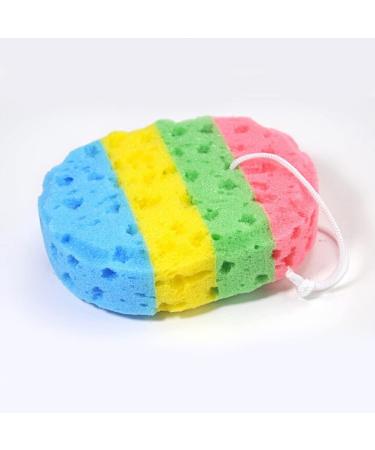 BOKIOESDE Bath Sponge Lightweight Shower Sponge High Temperature Enduring Cleaners Body Cleaning Scrub Bath Ball Washing - Buy Online on GoSupps.com