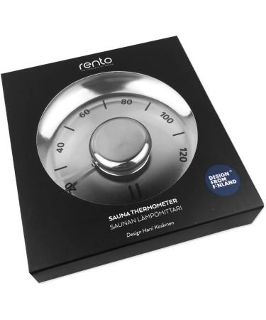 Buy Rento SudoreWell Sauna Thermometer | Stainless Steel 15.2x15.2x1.8cm | International Shipping - Buy Online on GoSupps.com