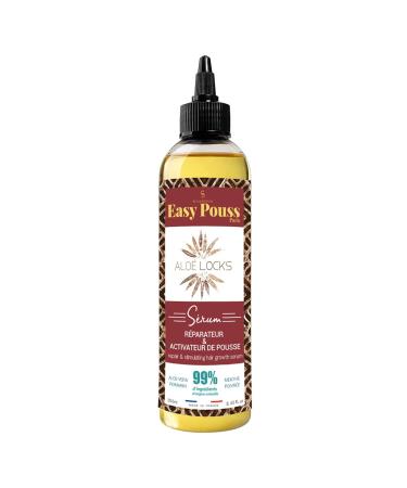 Shandrani Easy Pouss Paris Natural Aloe Locks Restoring and Activating Serum to Help Repair Strengthen Moisturise and Protect Hair Fibres and Soothes Itchy Scalp 250ml