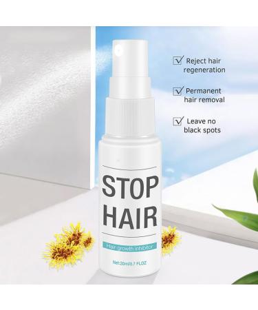 20ml Hair Growth Inhibitor Spray - Painless Non-Irritating Permanent Hair Removal for Face Bikini Body Arms Legs - Buy Online on GoSupps.com