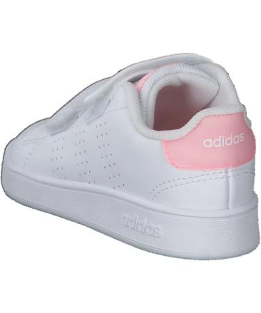 adidas Kids Advantage Cf I Sneaker - Child 8 UK - Ftwr White/ Acid Red - Buy Online on GoSupps.com