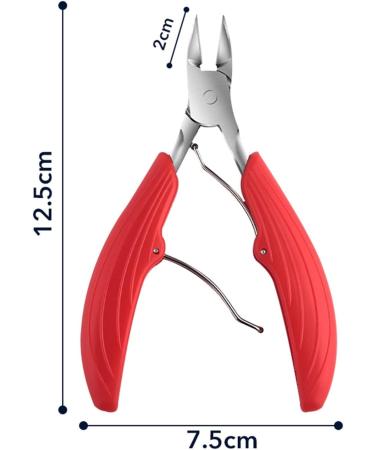 Nail Clipper for Thick Nails 1Pcs Ingrown Nail Clippers Accessories And Manicure Tools Thick Toenails Nipper Edge Cutter Trimmer Cuticle Scissors Pedicure (Color : Red) - Buy Online on GoSupps.com
