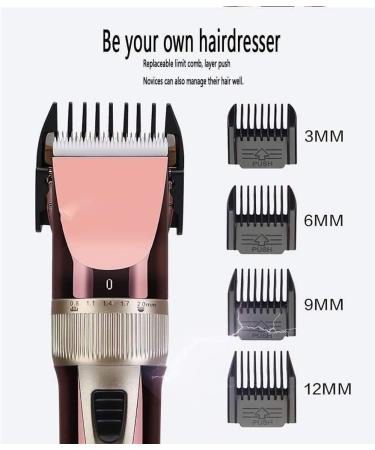 Professional Cordless Hair Clippers for Men | Rechargeable Grooming Kit with 4 Guide Combs - Perfect for Hair Cutting & Barbers - Buy Online on GoSupps.com