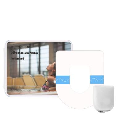 Omnipod Adhesive Patches 50 Pack Waterproof Omnipod Patches Latex Free Overpatches Lasting up to 10days (50pcs) 50 Count (Pack of 1) - Buy Online on GoSupps.com