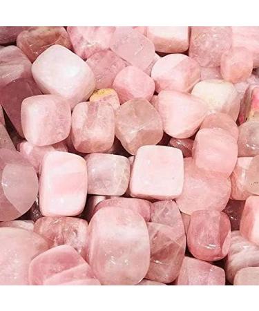 Natural Polished Rose Quartz Cube Tumbled Crystal Stones 10pc Obelisk - Buy Online on GoSupps.com