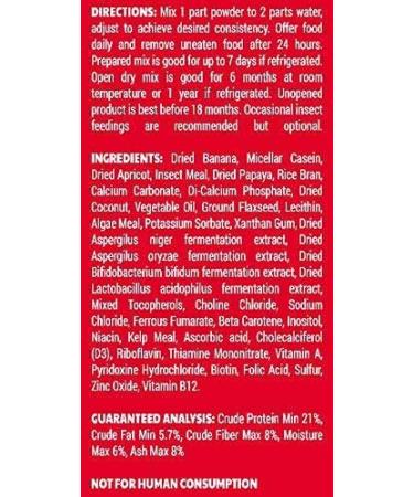 Pangea Fruit Mix with Insects Crested Gecko Complete Diet - 2 oz - Buy Online on GoSupps.com