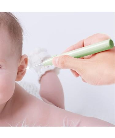 KouRy LED Ear Pick & Earwax Remover Tool - Green Earwax Cleaner with Grips & Scoop for Gentle Ear Cleaning - Buy Online on GoSupps.com