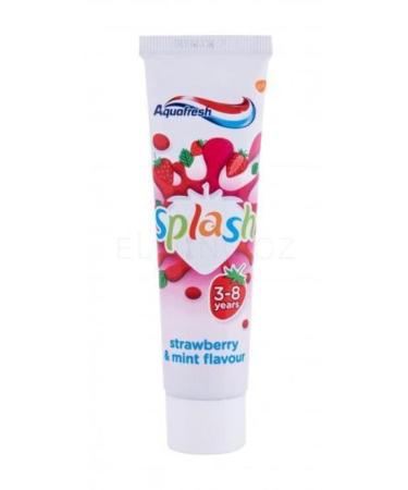 Aquafresh Splash Toothpaste for Kids Aged 3-8 | Fluoride-Free Fun Flavors | International Shipping Available - Buy Online on GoSupps.com