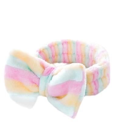 Demarkt Bowknot Hairband Headband for Makeup Cosmetic Shower Colorful