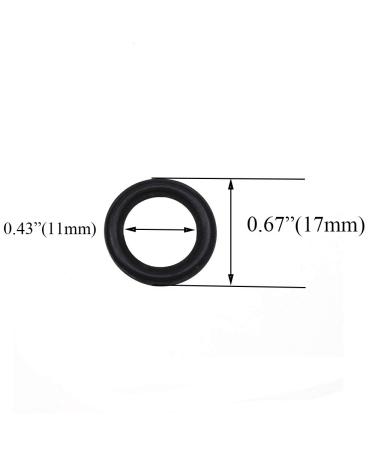 Hahiyo Grommets Eyelets 10mm Inside Diameter Carbon Steel Strong Shiny for Canvas Clothes Leather DIY Fabric Belt Purse Bag Shoe Tent Curtain Paper Projects Decoration Black 70Pcs 10mm-Black-70 Pcs 10mm-Black-70 Pcs - Buy Online on GoSupps.com