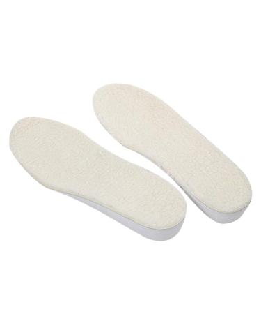 Beaupretty 1 Pair Heightening Insoles Shoe Soles Women Soles for Men Heel Insoles Shoes Inserts for Women Insoles for Platform Shoes for Women Slipper Insoles Booster Pad Women's Winter Beige Size 2