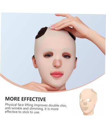 Beavorty 1Pc thin cheek Skin Lifting V- Shape Slimming chin cheek slim double chin strap sleep Skin Tighten Miss 50% spandex makeup skin tightening - Buy Online on GoSupps.com