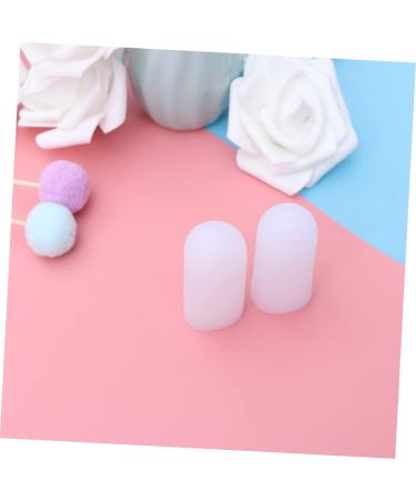HEALEEP Toe Straightener & Bunion Spreader Gel Protectors - Foot Dilator & Thumb Protector for Bunion Relief - White Toe Separator pair - Buy Online on GoSupps.com