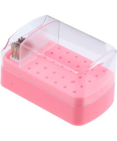 Beavorty 4pcs nail polish head box nail bits nail art supplies cleaning stuff nail tech organizers and storage drill bit holder for nails nail drill bits container nail grinding tool case - Buy Online on GoSupps.com