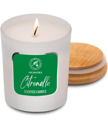 Scented Citronella Candle 200g - Aromatherapy Soy Wax Candle for Home - Perfect Gift & Fresh Aroma Freshener - Buy Online on GoSupps.com