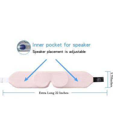 ALASKA BEAR Bluetooth Sleep Headphones & 3D Eye Mask - Noise Reduction Wireless Audio Sports Headgear (Light Pink - Buy Online on GoSupps.com