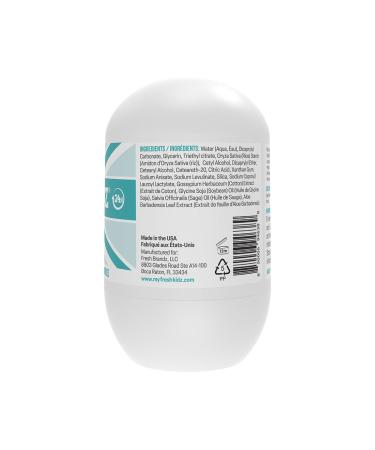 Fresh Kidz Roll On Deodorant for Kids & Teens - Aluminum-Free Baking Soda Formula - 24-Hour Protection Unscented 1.86 fl. oz - Buy Online on GoSupps.com
