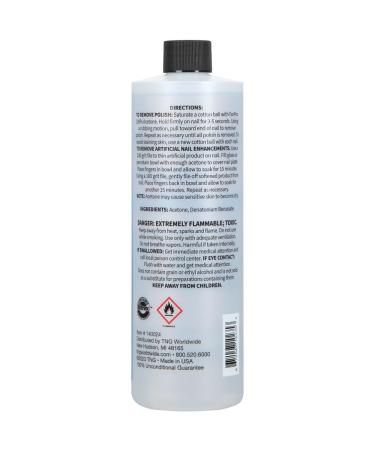 Buy ForPro 100% Pure Acetone - Professional Nail Polish Remover for Gel Acrylic & Nail Art - 16 fl. oz - Buy Online on GoSupps.com