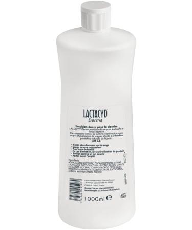  Lactacyd Lactacyd Derma Gentle Shower Emulsion 1 Litre - Daily Toilet - Cleans and helps the skin's natural protective function - Body - Buy Online on GoSupps.com