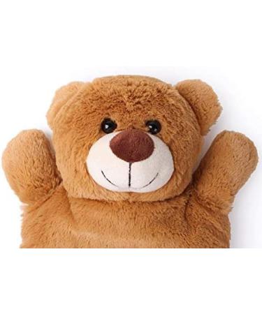 HomeTop Premium Classic Rubber Hot/Cold Water Bottle w/ Cute Stuffed Animal Cover - 2L Red | 67.63 Fl Oz - Buy Online on GoSupps.com