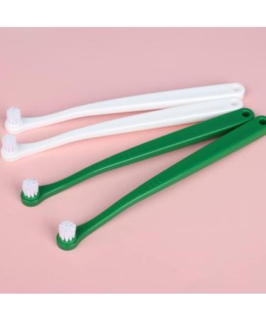 Mipcase 12 Pcs Pet Toothbrush Portable Toothbrush Cat Toothpaste Dog Small Head Toothbrush Bristles Manual - Buy Online on GoSupps.com