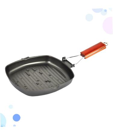 YOtat BBQ Grills Pancake Skillet Stove Burner Pans Nonstick Frying Pans BBQ Griddle Grilling Pan Grill Pancake Griddle Square Pot Chic Steak Frying Pan Fashion Frying Pan Bakeware Black Wok - Buy Online on GoSupps.com