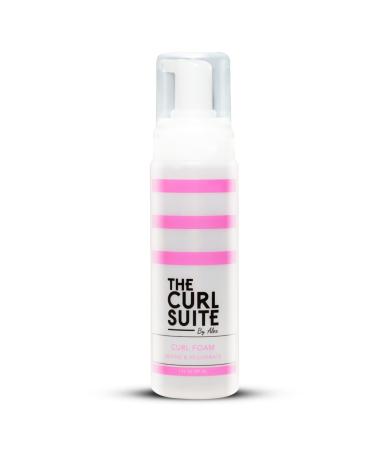 Hydrating Curl Foam (7 Oz.) Anti-Frizz Formula for Women & Men with Frizzy Wavy Hair Volumizing & Frizz Control Hair Mousse for Curly Hair