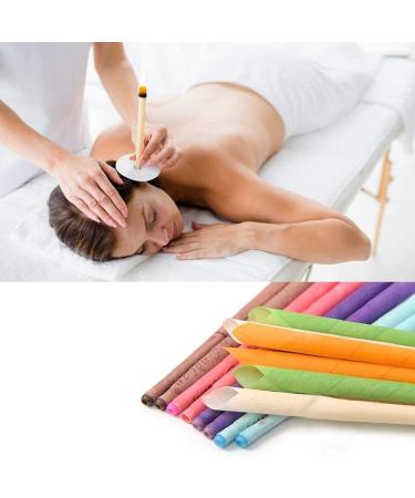 16 Pieces Natural Beeswax Ear Candles - Ear Wax Removal with Ear Cups & Protective Panes (8 Colors) - Buy Online on GoSupps.com