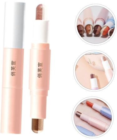 WOONEKY 2pcs Eye Shadow Stick Shimmer Eyeshadow Double Head Eyeshadow Stick Glitter Eye Shadow Plastic - Buy Online on GoSupps.com