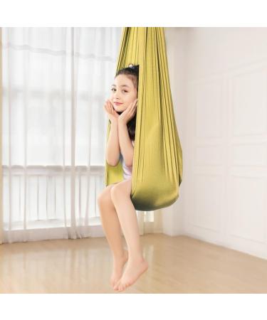 SSIMOO Stretchy Sensory Body SOX - Full-Body Wrap for Autism & Anxiety Relief (Gold 100x280cm) - Ideal for Kids & Adults - Buy Online on GoSupps.com