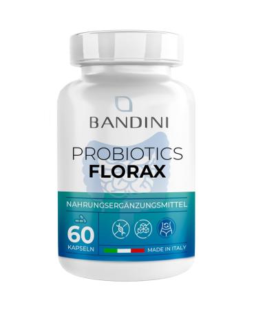 Bandini Florax Probiotics |Cultures Completely gastric -resistant with 20 billion KBE/G* |18 bacterial strains + inulin |Probiotics + lactobacillus bifidobacteria |60 capsules