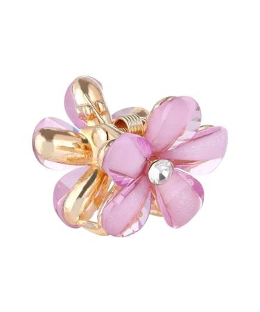 New 2025 1Pc New Mini Flower Hairpins Women New For Fashion Hair Claw Barrettes Hair Crab Clips Styling Braiding Make Up Tool Hair Styling Accessory Jewelry Fashion Accessories Creative Gift