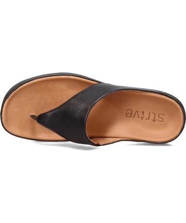 Strive Capri Women's Arch Support Sandals - Black | Size 8 - Buy Online on GoSupps.com